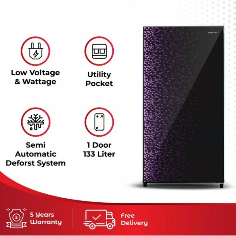 Kulkas Sharp 1 PINTU - (SJX-165MG)