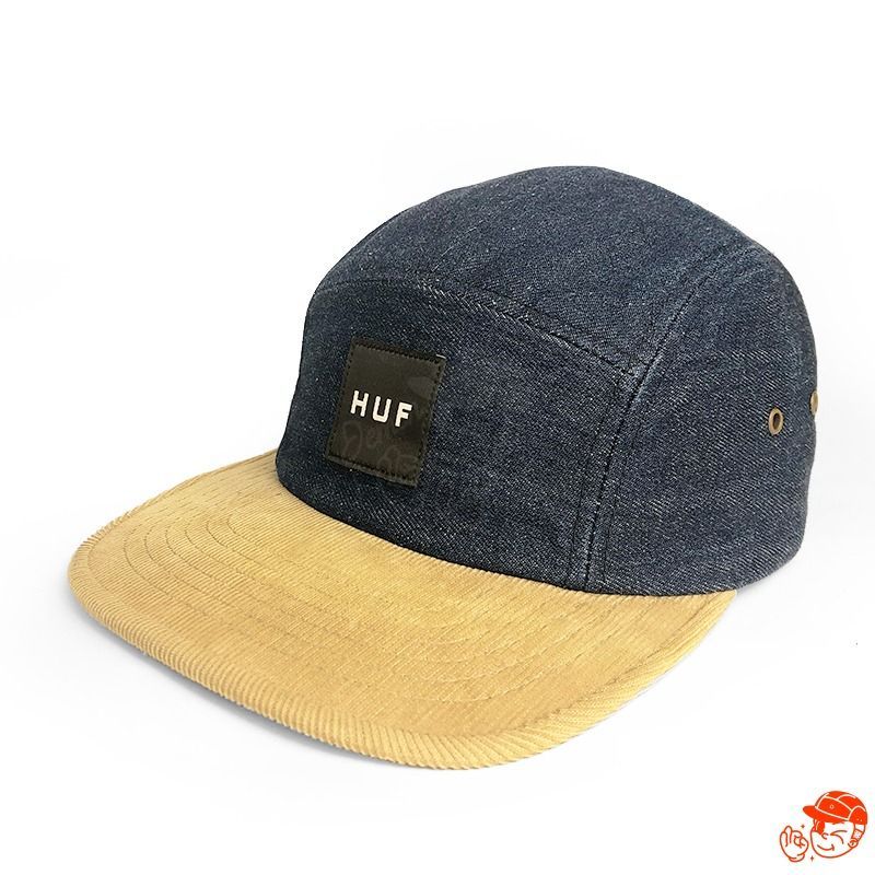 Topi HUF 5 Panel - Bahan Jeans dan Corduroy