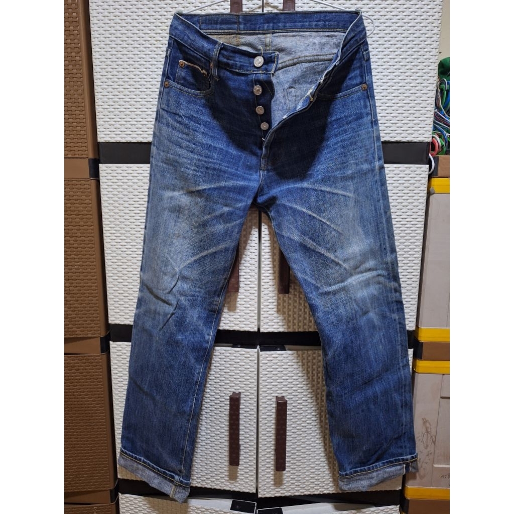 LVC Levi's 501XX 07899066-4 Big E Chainstitch RedLine Selvedge W30 L30