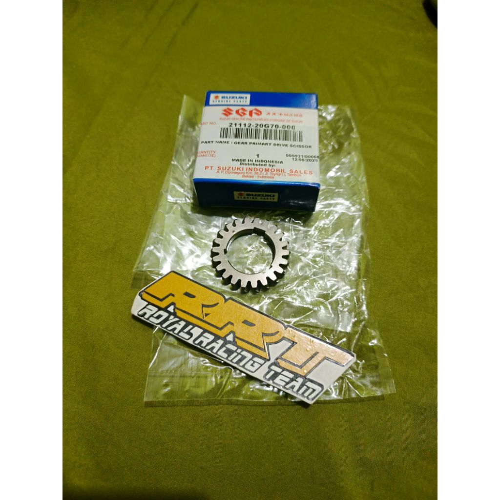 gir gear gigi primary primer suzuki shogun 125 fd fl sp lama arashi shogun axelo original