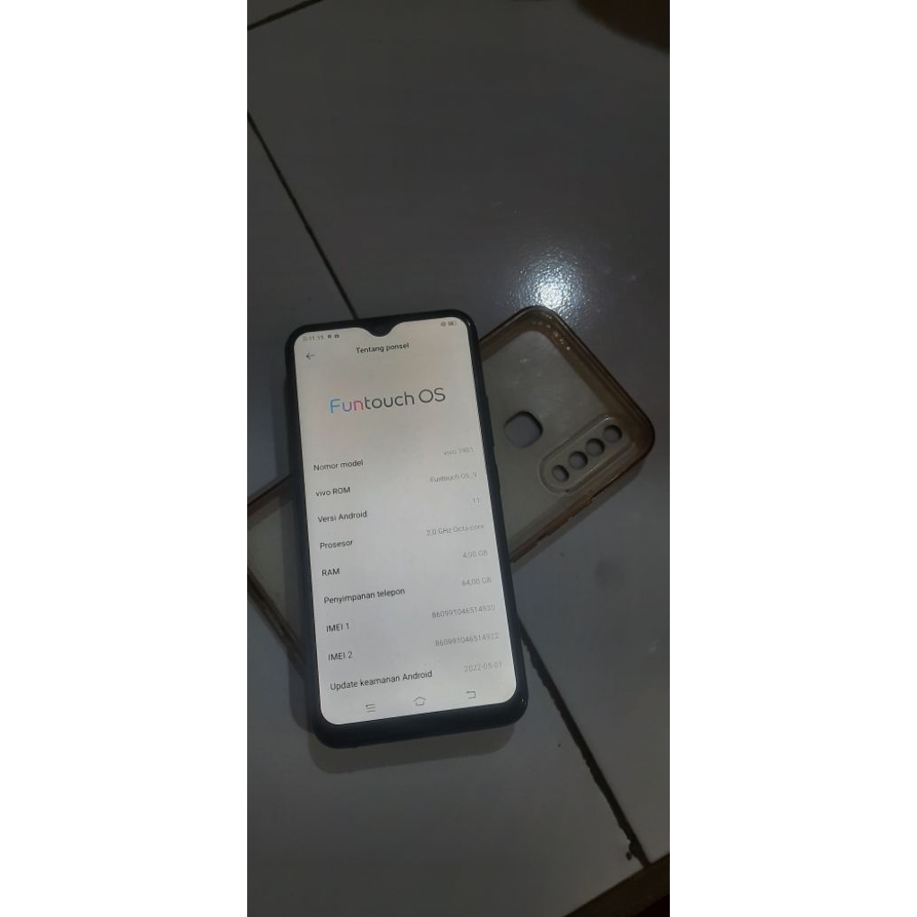 vivo y15 ram 4/64 NORMAL