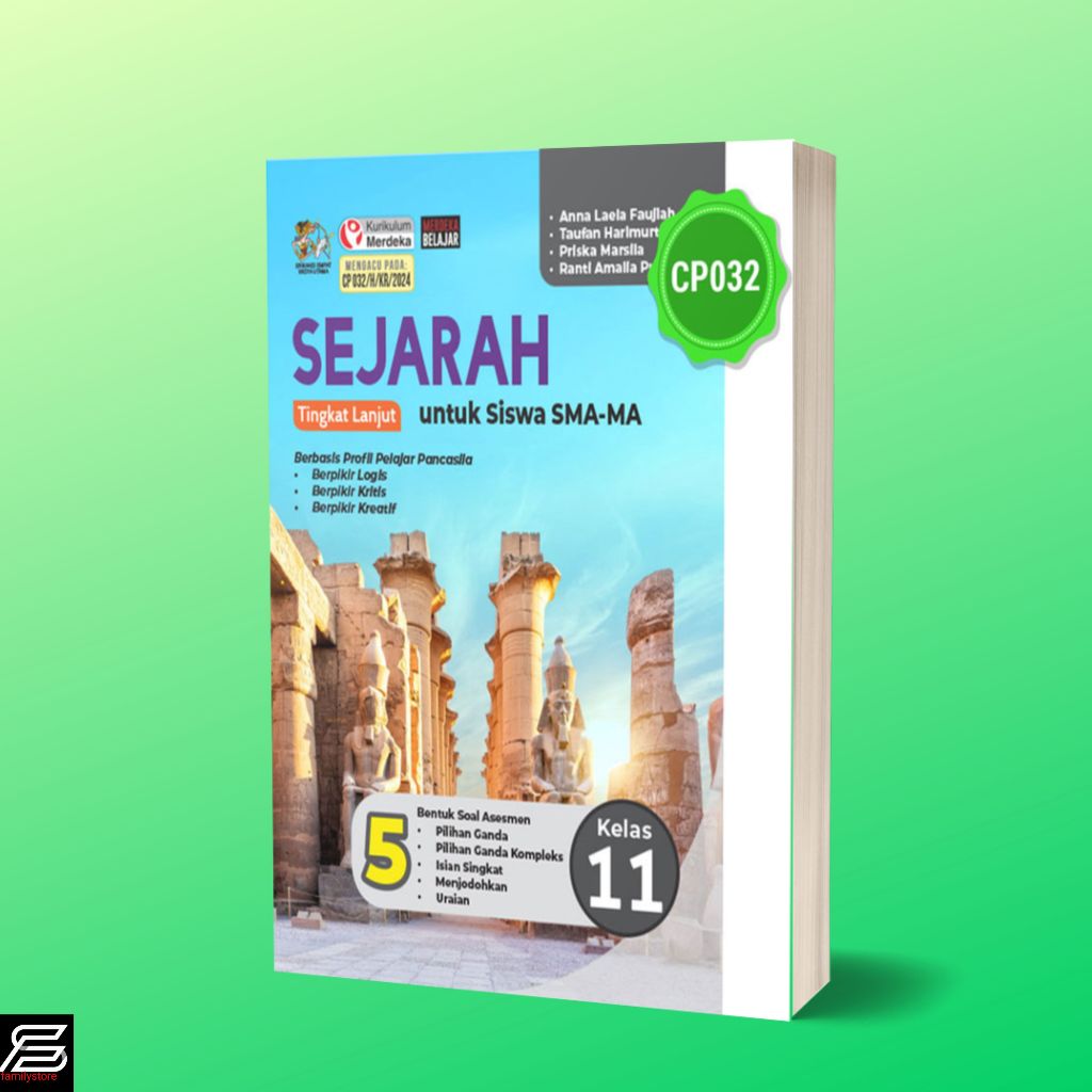 Buku Sejarah Tingkat Lanjutan SMA/MA Kelas 11 Kurikulum Merdeka CP 032