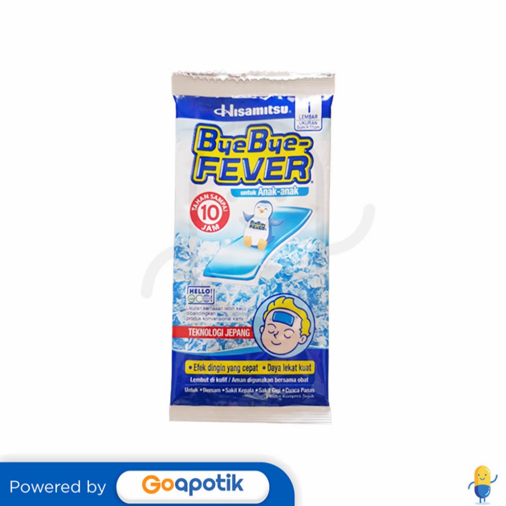 ByeBye Fever Anak - Kompres Plester Demam Bye Bye Fever