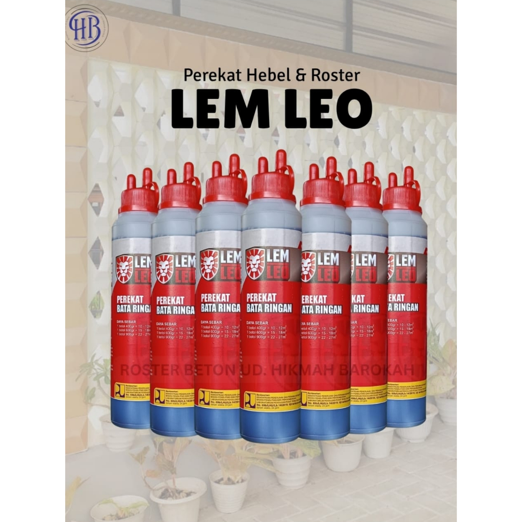 LEM LEO Perekat Bata Ringan / Hebel / Roster