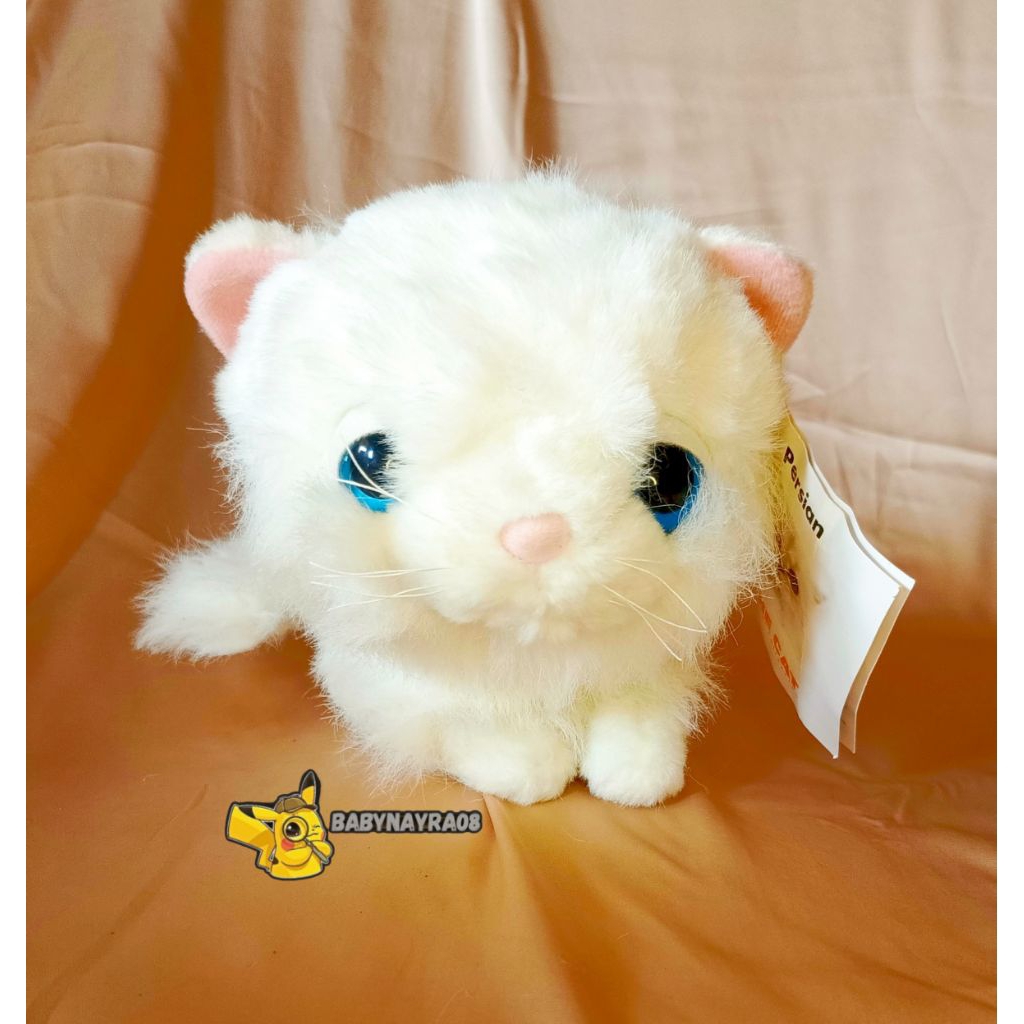 BONEKA KUCING PERSIAN PUTIH NEW TAG