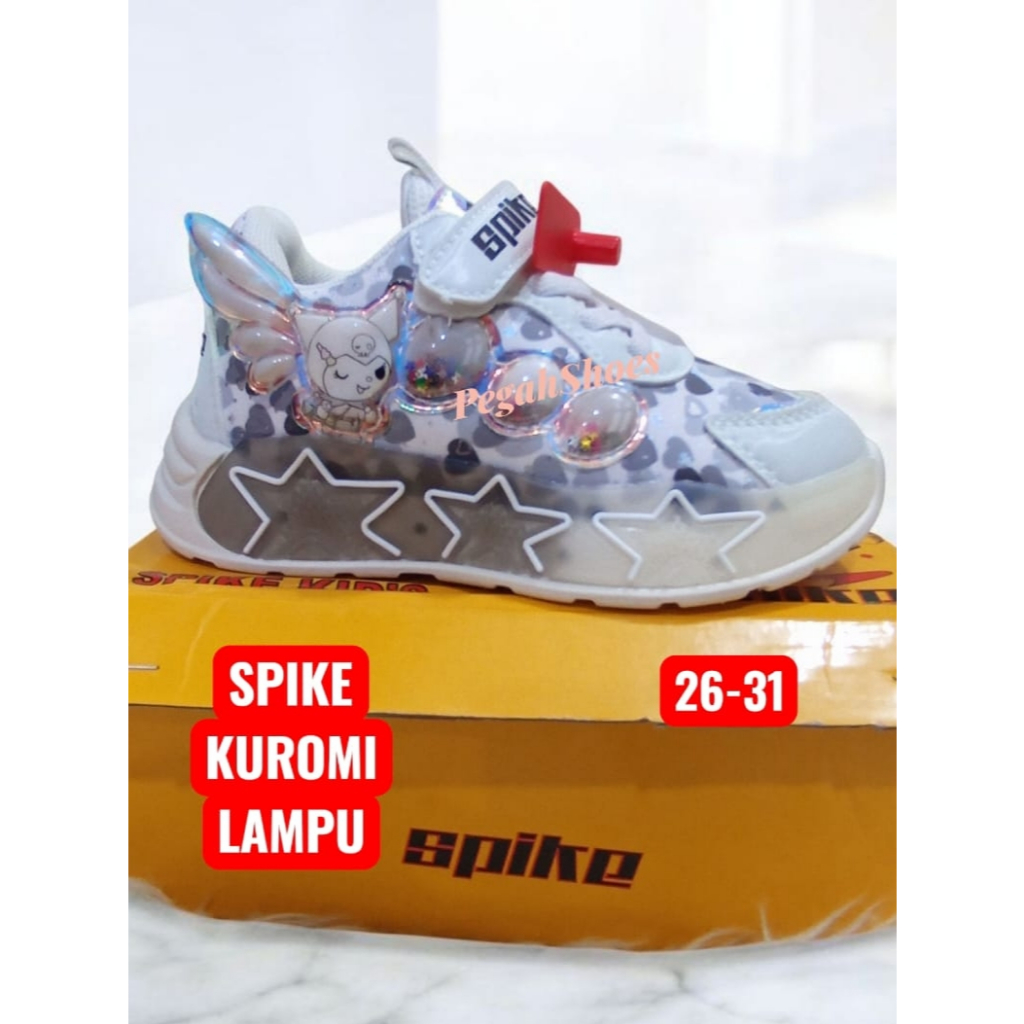 YUCATAN SPIKE KUROMI SEPATU LAMPU SPORT ANAK WANITA LAKI-LAKI