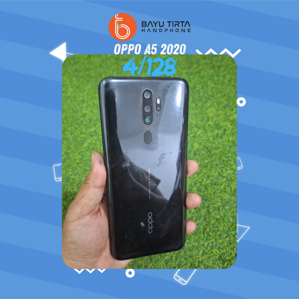 Oppo A5 2020 (4GB/128GB) | Mirror Black | Second / Bekas