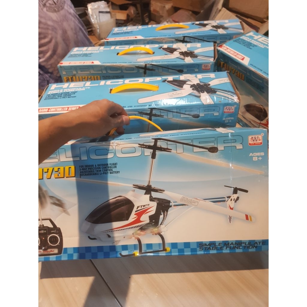 Rc Helicopter Trainer Ftw730 RTF include new Battery Remote Controller