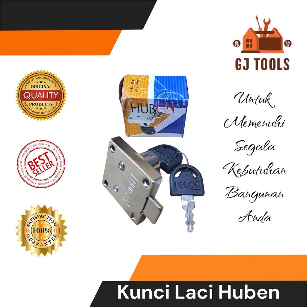 KUNCI LACI HUBEN - KUNCI LEMARI KABINET HUBEN - KUNCI CAMLOCK HUBEN