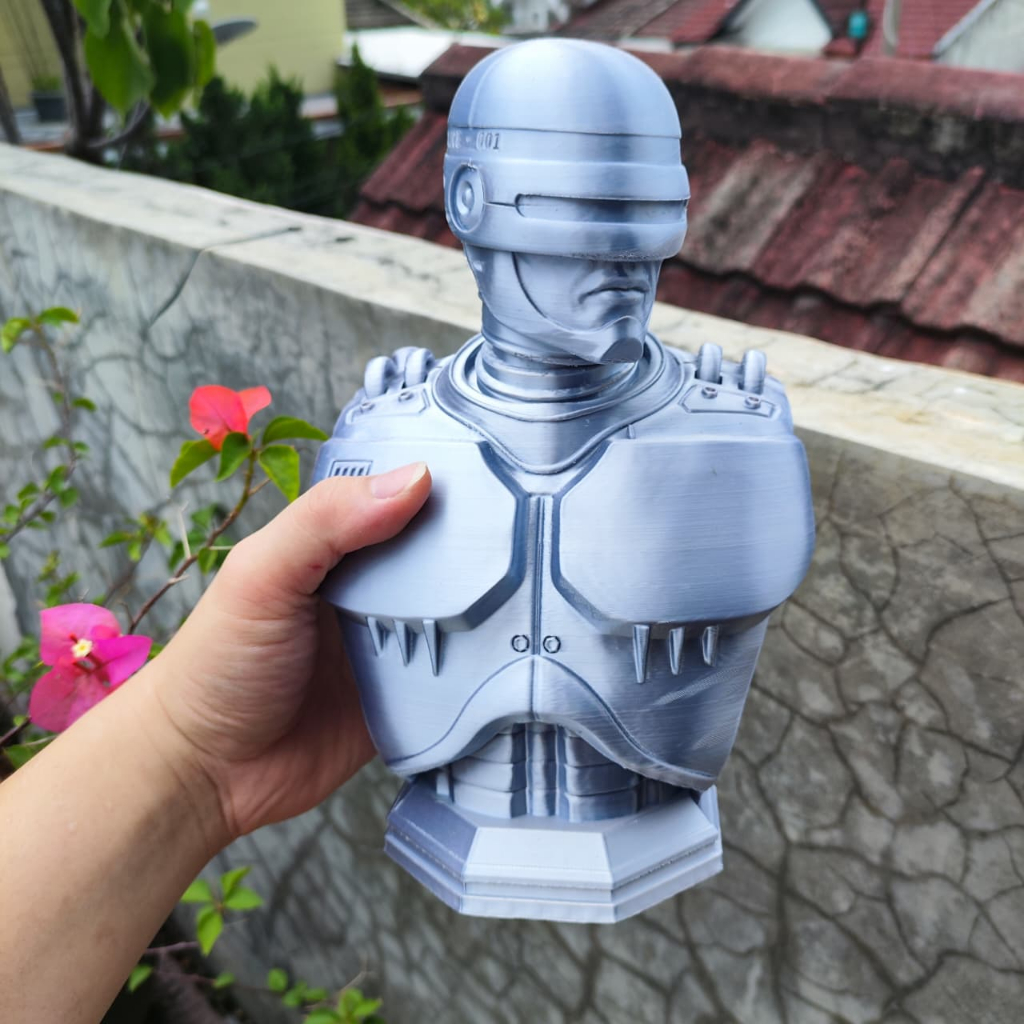 ROBOCOP BUST - FIGURE ROBOCOP - ROBOT ROBO COP - KEPALA ROBOCOP - STATUE ROBOCOP - PATUNG ROBOCOP