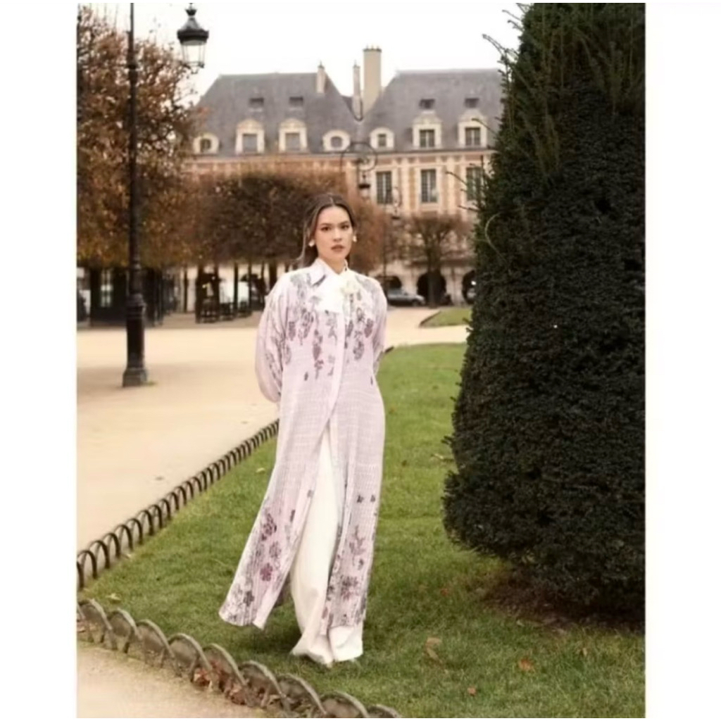 Benang Jarum - Festive Finesse Pleated Dress - Size S