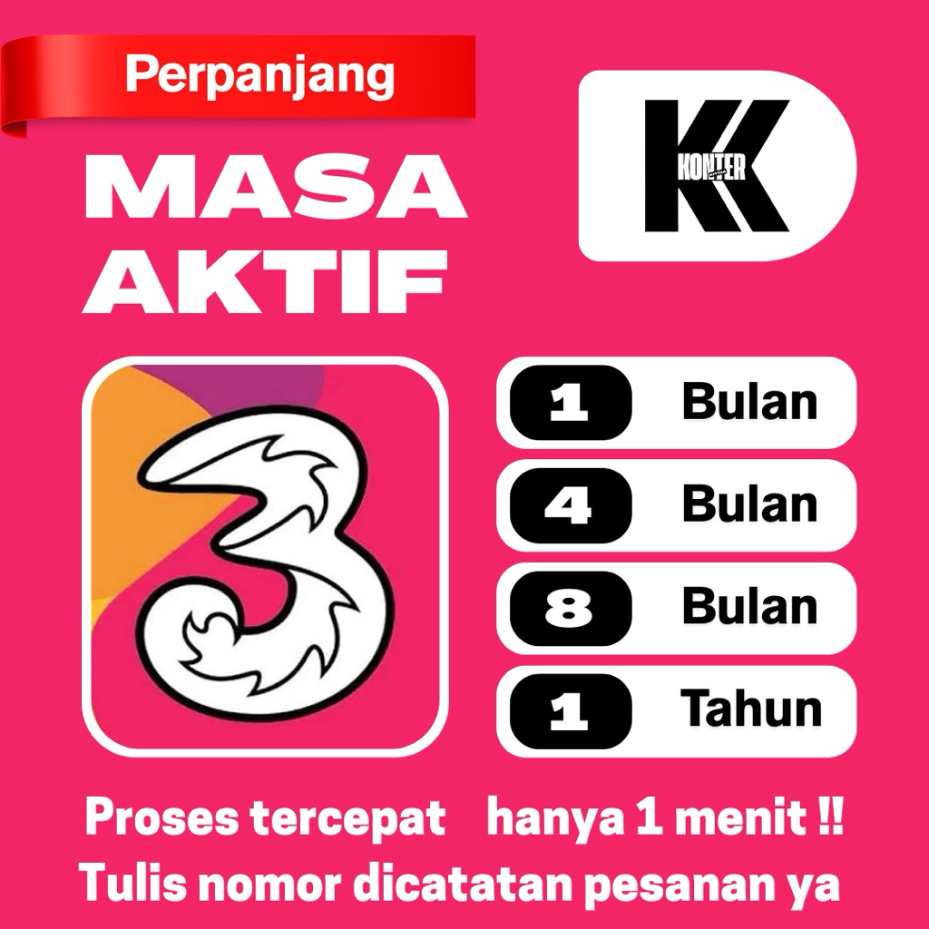 Masa aktif tri ~ aktif / tenggang
