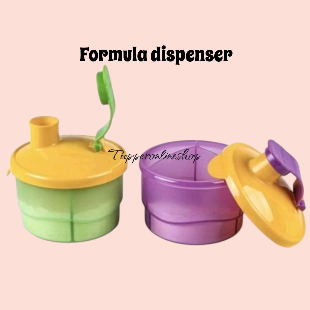 Formula dispenser tupperware / tempat susu bayi untuk travelling