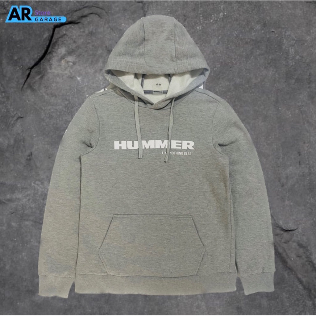 Hoodie Hummer / HUMMER Hoodie Abu-abu
