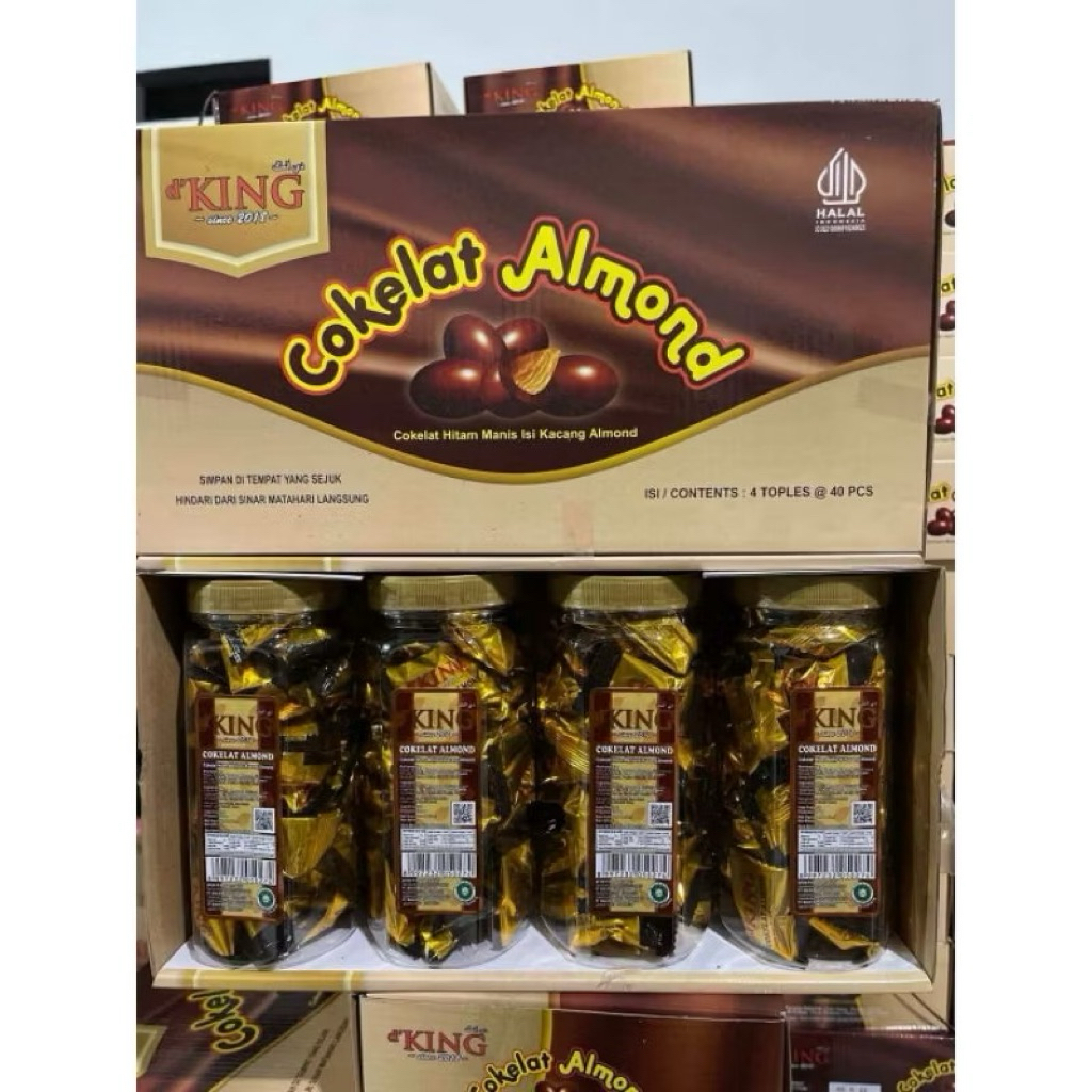 Coklat almond d’king