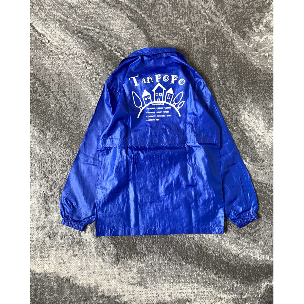 Printstar Graphic Windbreaker Jacket Blue