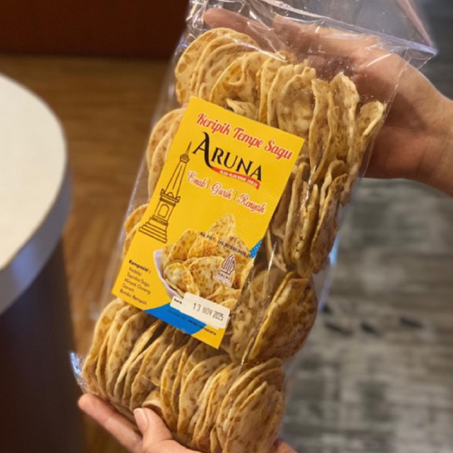 Keripik Tempe Sagu Aruna - Oleh-Oleh Khas Jogja