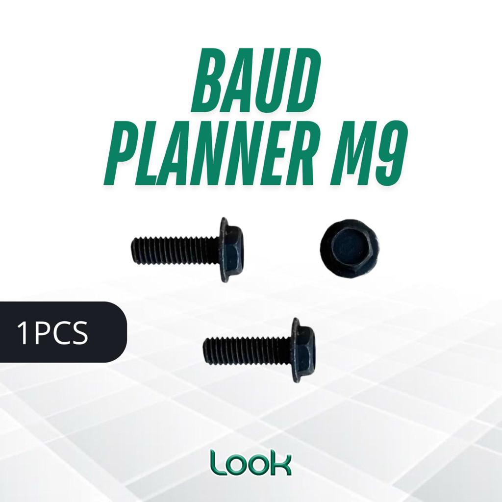 [ 1 Pcs ] Baud Baja Planner M9 | Baud Pisau Ketam Hitam Pasah Planner M9