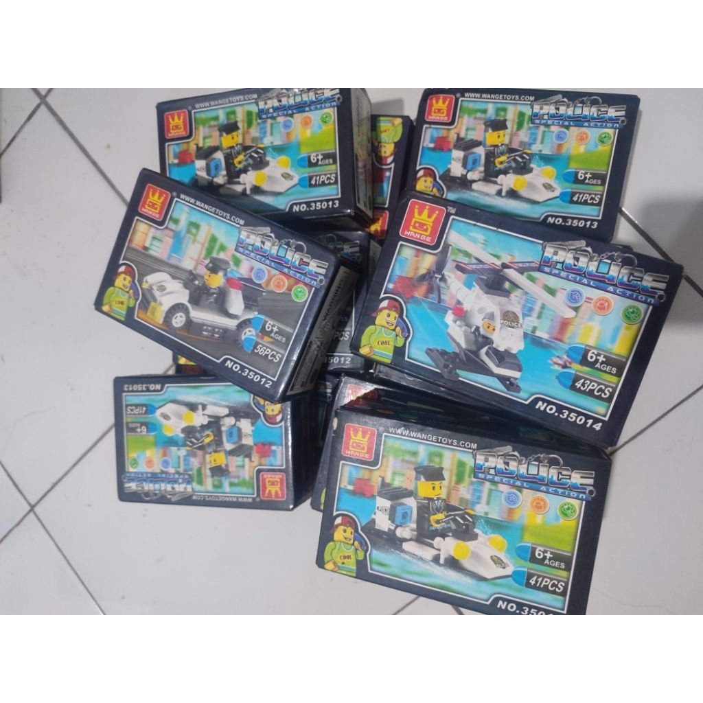 Lego Mini brick Police ex alfamart