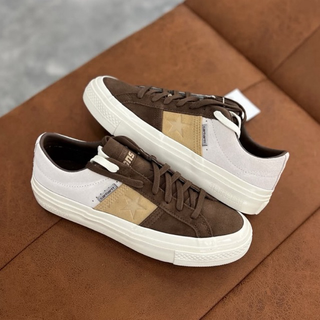 Converse One Star Pro X Carhartt Brown White Original Resmi