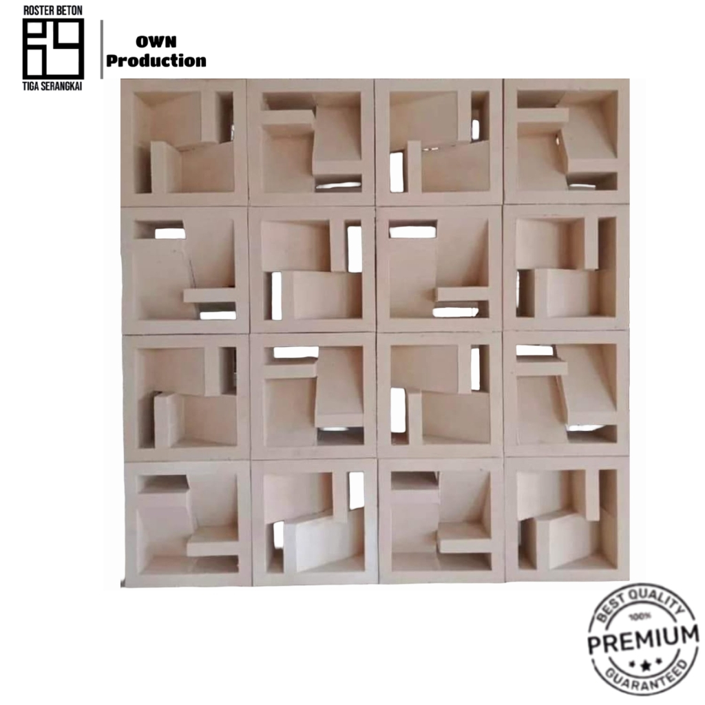 ROSTER MINIMALIS/ROSTER BETON/LOSTER BETON MOTIF CANGKUL 2 MUKA