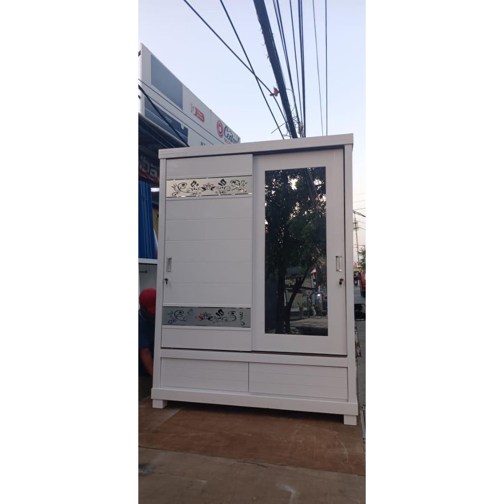 LEMARI PINTU 2 JUMBO PINTU 2 LEMARI MINIMALIS,LEMARI PAKAIAN LEMARI BAJU,LEMARI KAYU