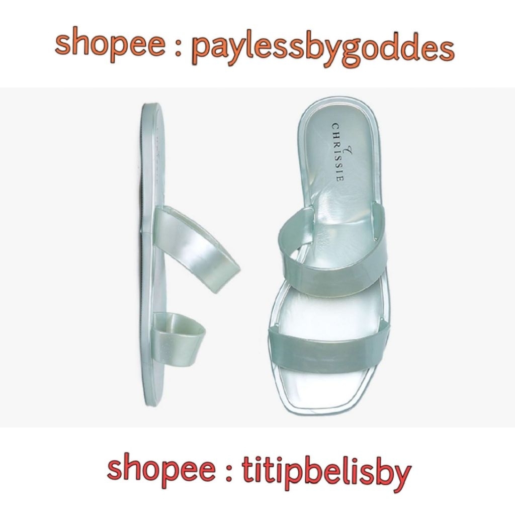 Jastip Termurah Payless by Goddes Sendal Sandal Slide Jelly Chrissie Noomi SALE