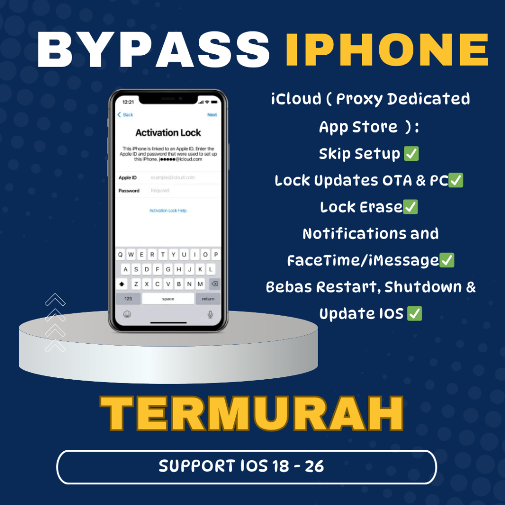 Jasa Bypass iPhone XR – 16 Pro Max & iPad WiFi Only (Premium Service
