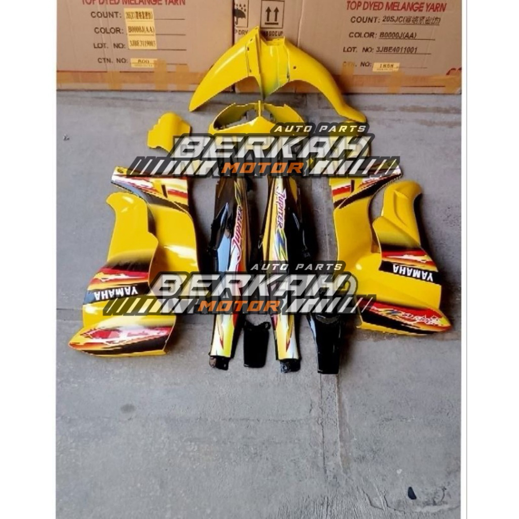 Bodi Set Jupiter Z Lama Full Set Halus Body Jupiter Z Lama Kuning Hitam