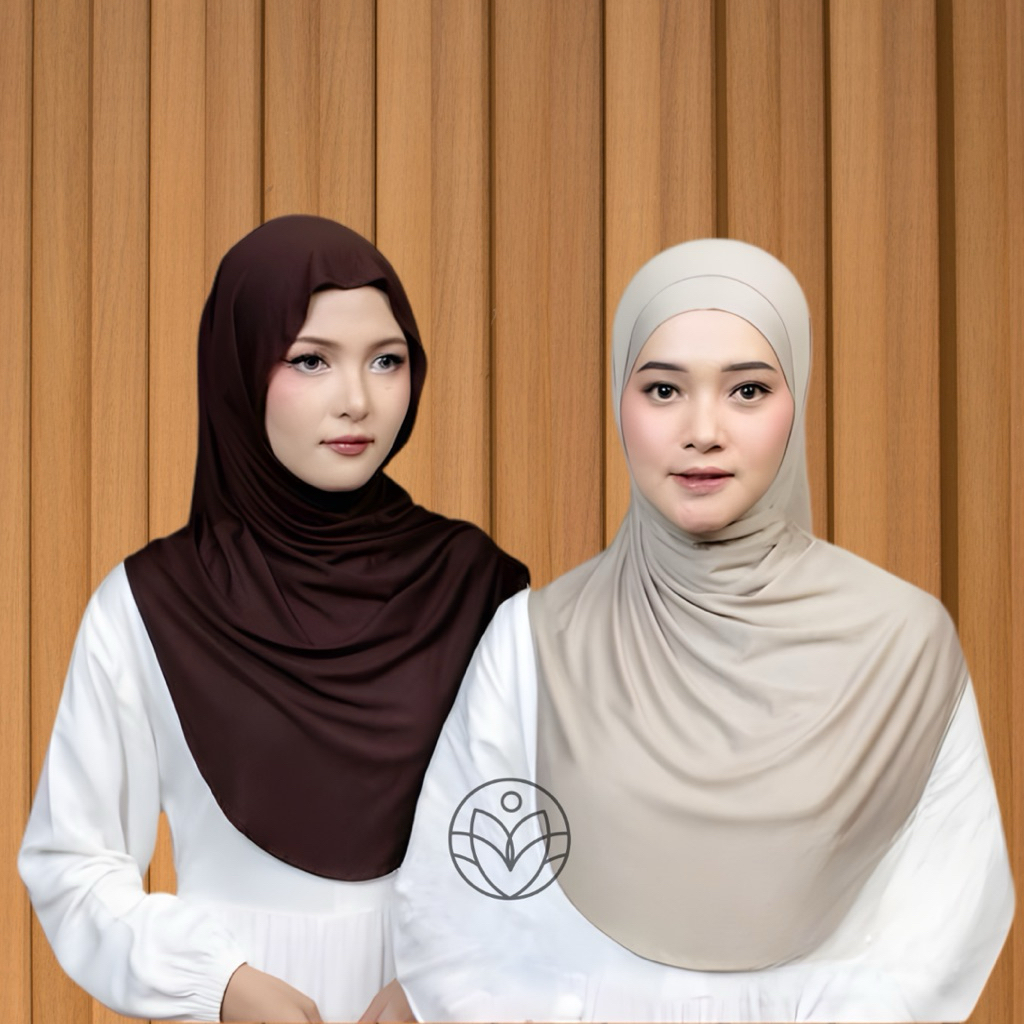 HIJAB INSTAN BERGO HUMA BAHAN KAOS RAYON COOLTECH HIJAB INSTAN JISOO KAOS RAYON PREMIUM