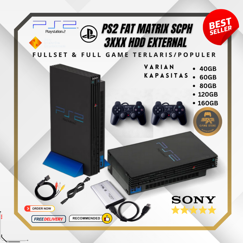 Ps2 Playstation 2 Matrix Hardisk Fullgame Fullset
