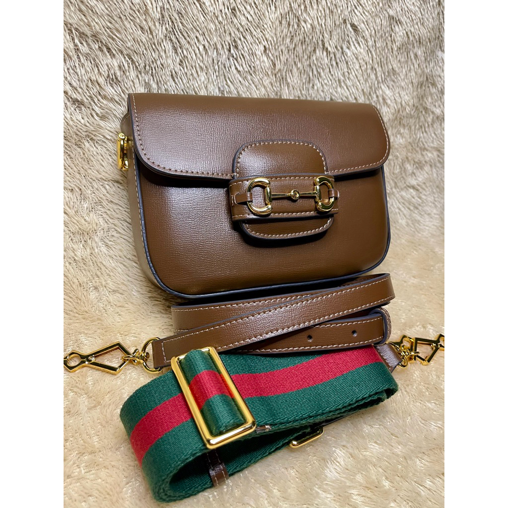 Tas guccii H0rsebit small sling bag kulit asli