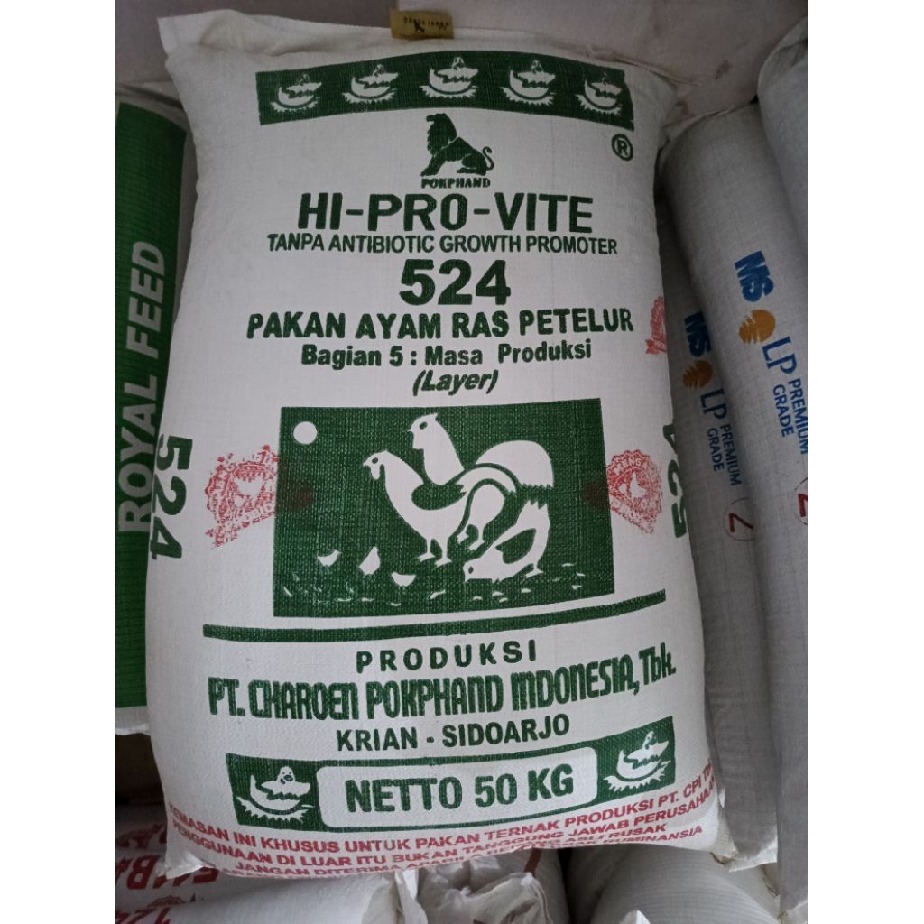 ( 50 Kg ) 524 . Pakan Ayam Petelur. "ORIGINAL"