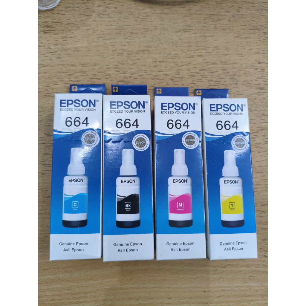 Tinta Epson 664/T664 Original (L120 L121 L300)