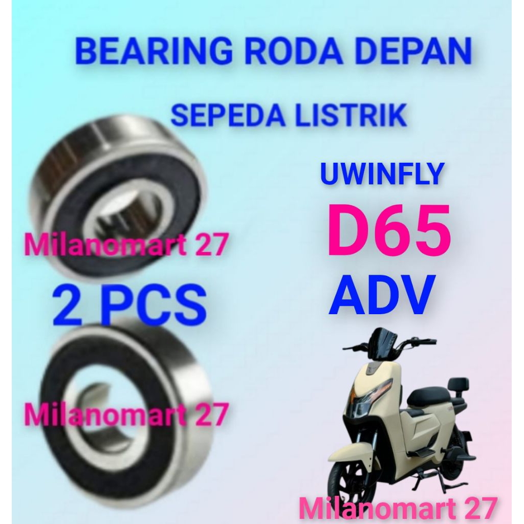 bearing roda depan uwinfly D65 ADV laker klahar roda depan sepeda listrik uwinfly D65 ADV