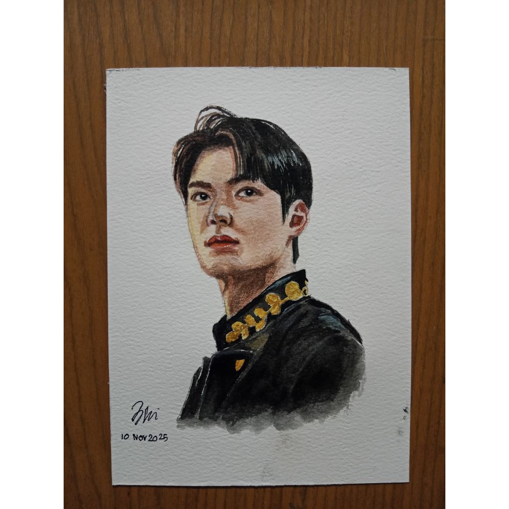 Custom lukis wajah cat air