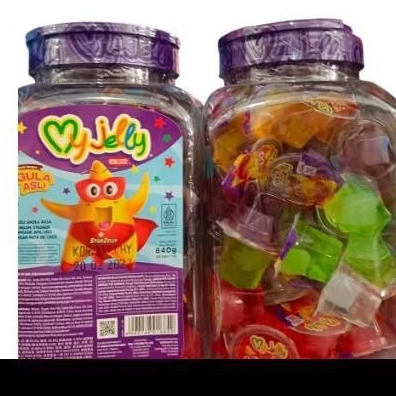 My jelly wong coco di buat dengan gula asli 840gr/toples isi 60 cups Starzelly