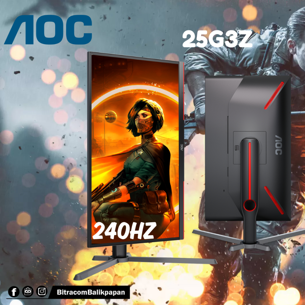 Monitor Gaming AOC - 25G3Z - LED Monitor 24,5" 240Hz Gaming Monitor