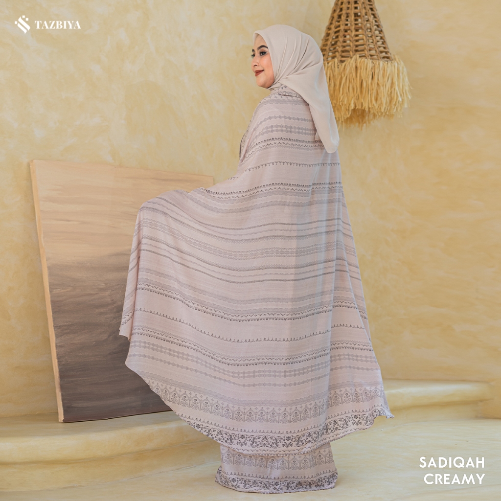 MUKENA TAZBIYA SADIQAH SERIES | MUKENA RAYON DEWASA 2IN SET SAJADAH | MUKENA SAJADAH