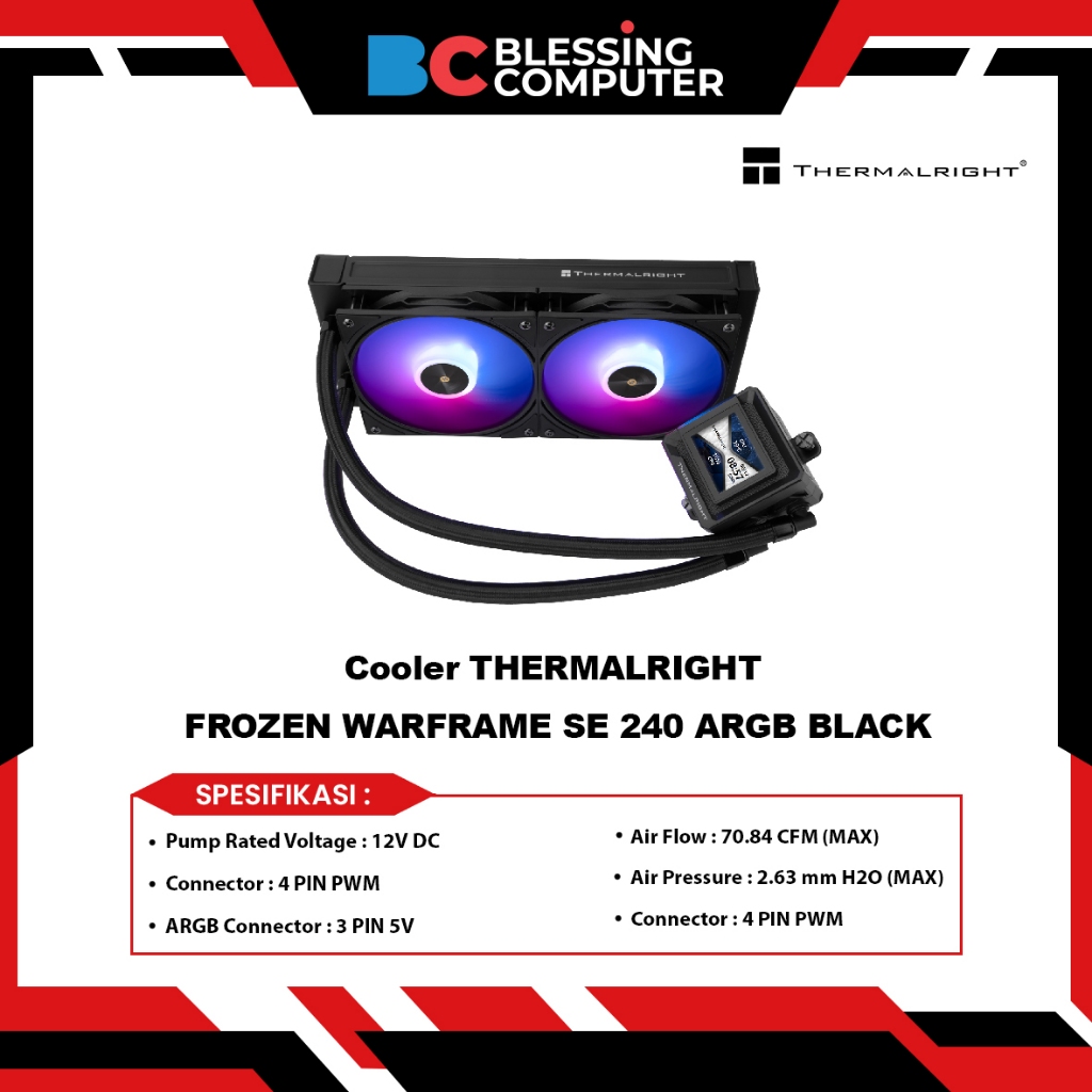 Cooler THERMALRIGHT FROZEN WARFRAME SE 240 ARGB BLACK