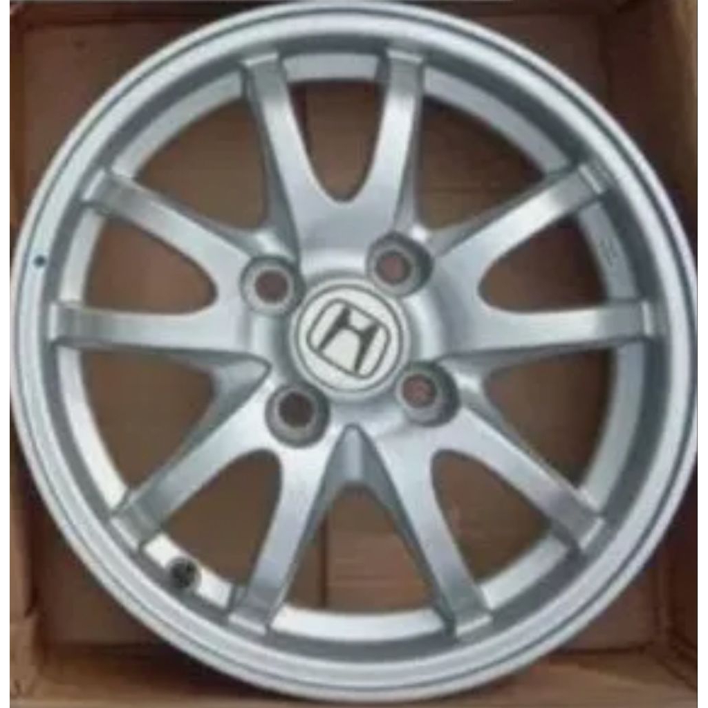 4 velg R14 pcd 100 ori honda jazz idsi vtec brio