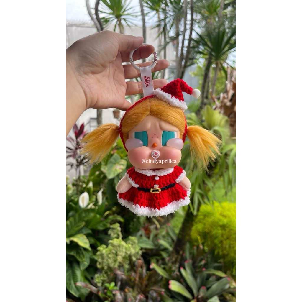 baju cry baby vacation/ baju cry baby again/ dress natal rajut/ dress natal cry baby/ crybabyvacatio