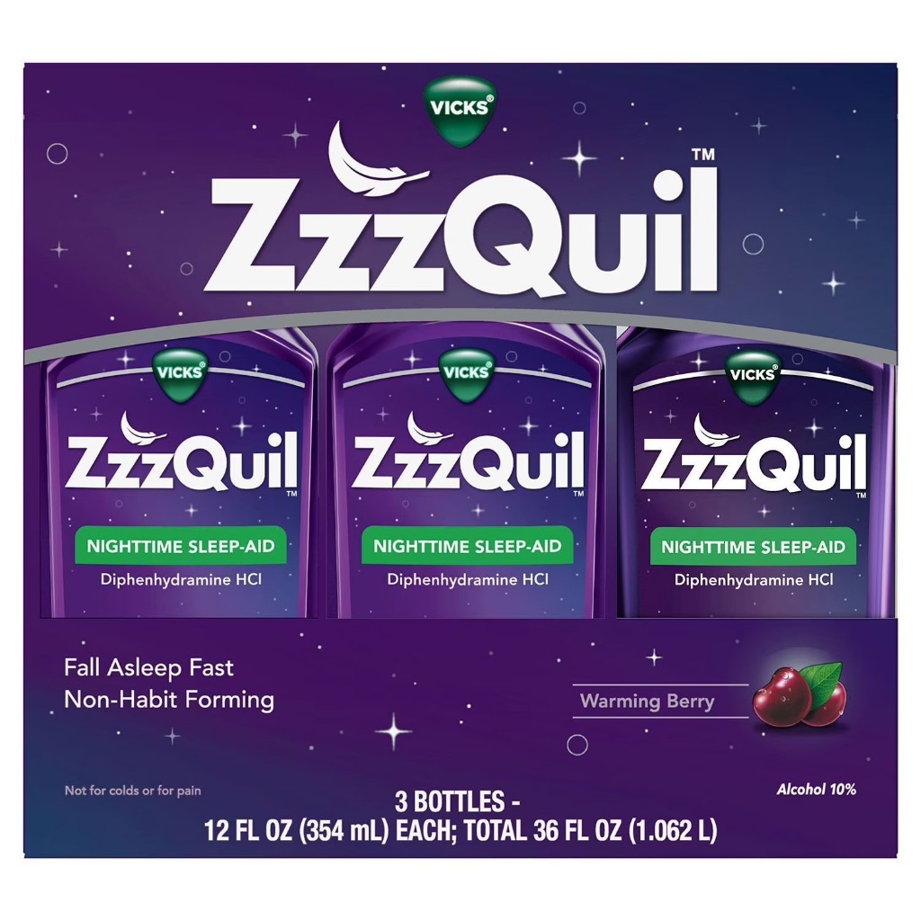ZzzQuil Nighttime Sleep-Aid Liquid
