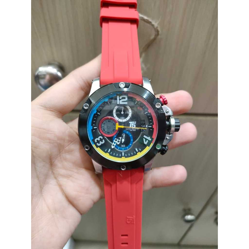 Jam Tangan Pria T5 H3885 Original Krono Aktif