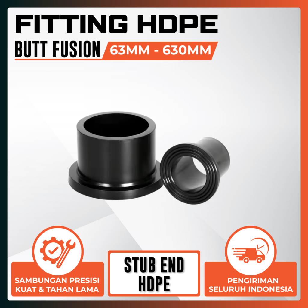 Stub End Pipa Hdpe Ukuran 315mm Atau 12" PN 10 - Sambungan Pipa Hdpe