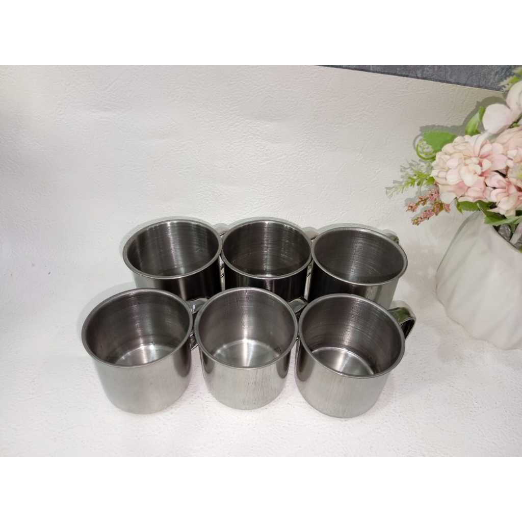 Cangkir Stainless / Cangkir Kopi / Gelas Stainless / Gelas Kopi / cangkir stainless kecil / gelas st
