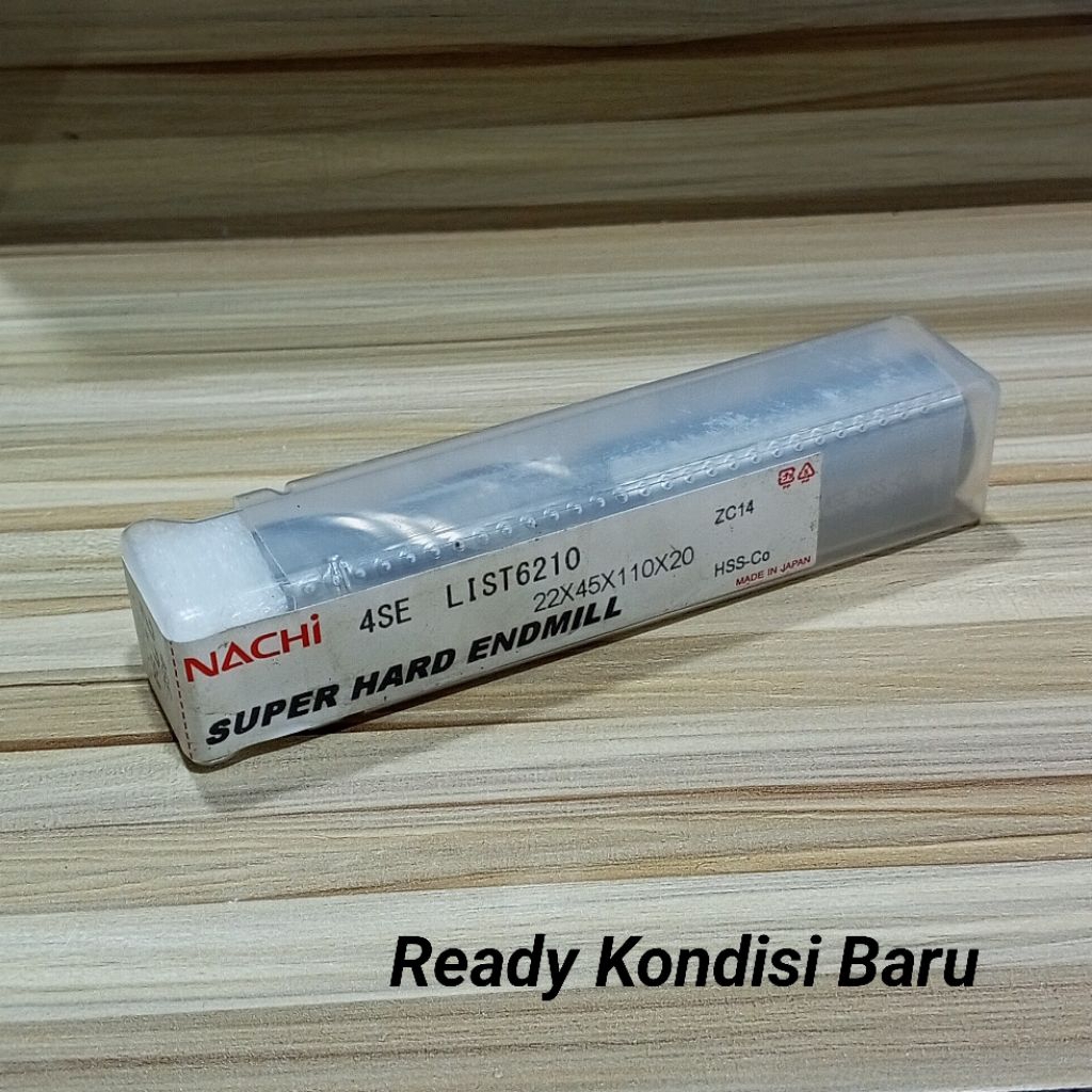 Endmill 22 HSS Nachi Japan original bekas seken endmill HSS 22