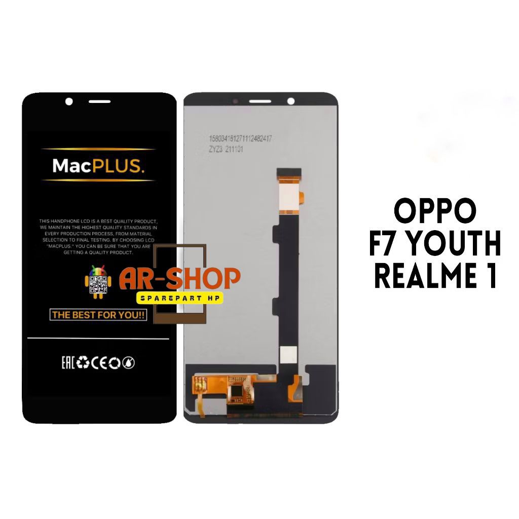 LCD LAYAR HP OPPO F7 YOUTH / LCD TOUCHSCREEN FULL SET ORIGINAL BRAND