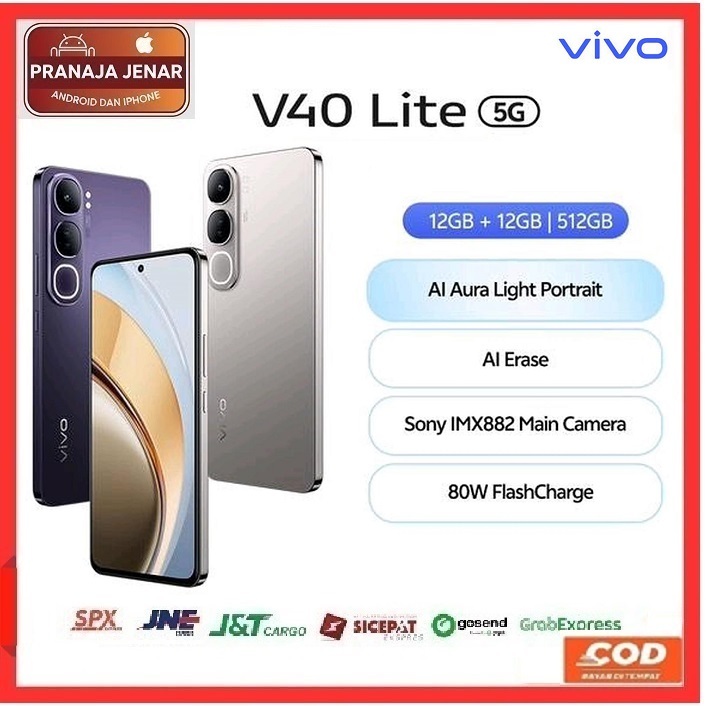 Vivo V40 Lite 5G 8/256GB Second FullSet Official No Minus