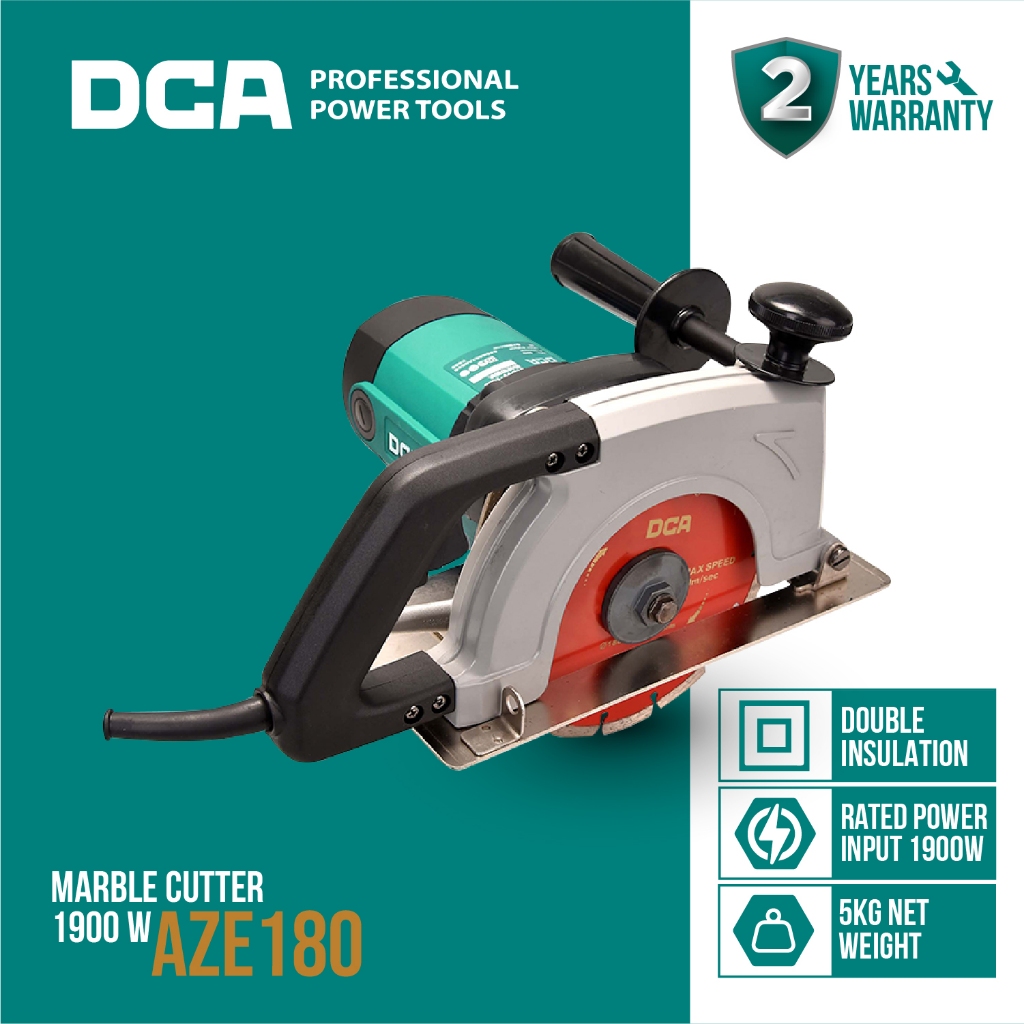DCA Marble Cutter / Mesin Potong Keramik 1520Watt 180MM AZE180